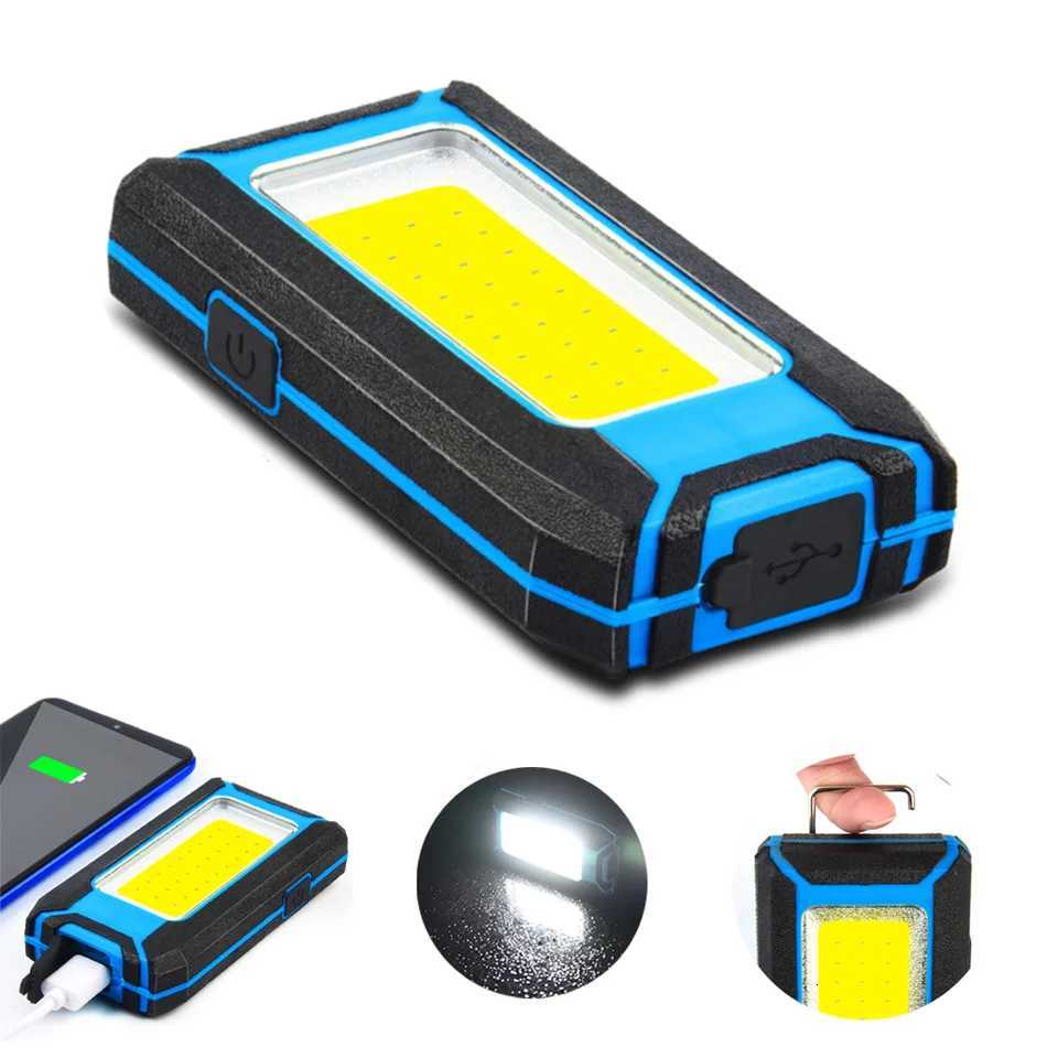 COB multi-function work light LED strong light lighting charging treasure car repair emergency outdoor camping 10000MAH capacity M251115