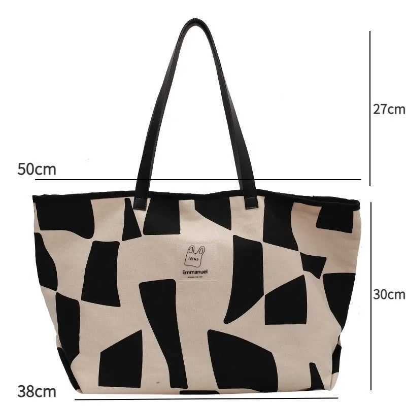 Luxury designer large capacity handbag for women 2023 checkered pattern trend designer shopping bag shoulder shopping bag W250415