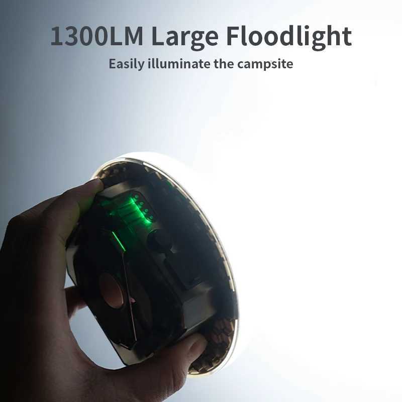MOSLIGHTING 7200mAh Outdoor LED Camping Lantern Hanging Tent Lamp USB Rechargeable Light Portable Flashlight Emergency Lighting M251115