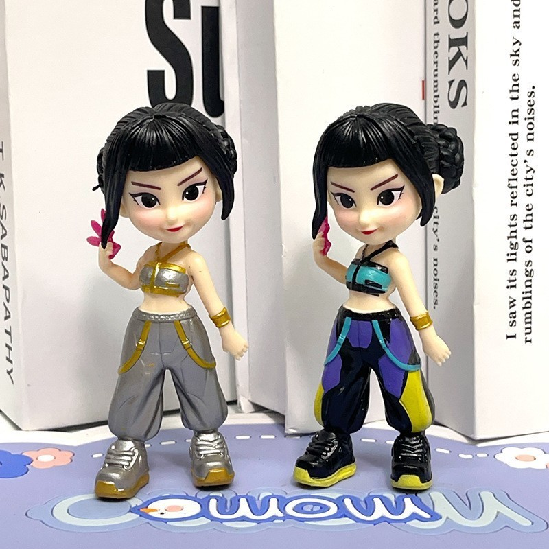 KPop Demon Hunters Blind Box Cartoon Rumi Mira Zoey Doll Desktop Ornament Surprise Mystery Boxes Children Birthday Gift Toys 251029