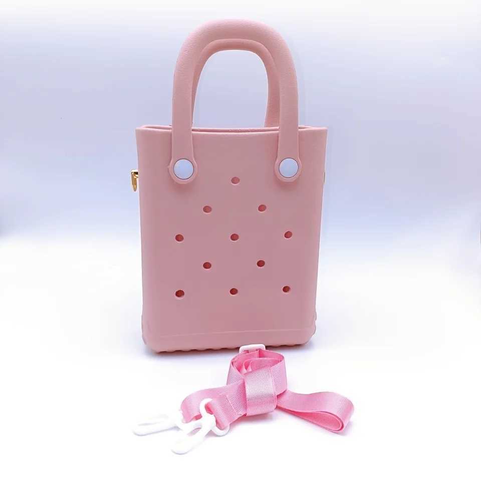 Rubber summer beach bag waterproof travel handbag for outdoor sports swimming pools and boats - durable and stylish storage solution W250415