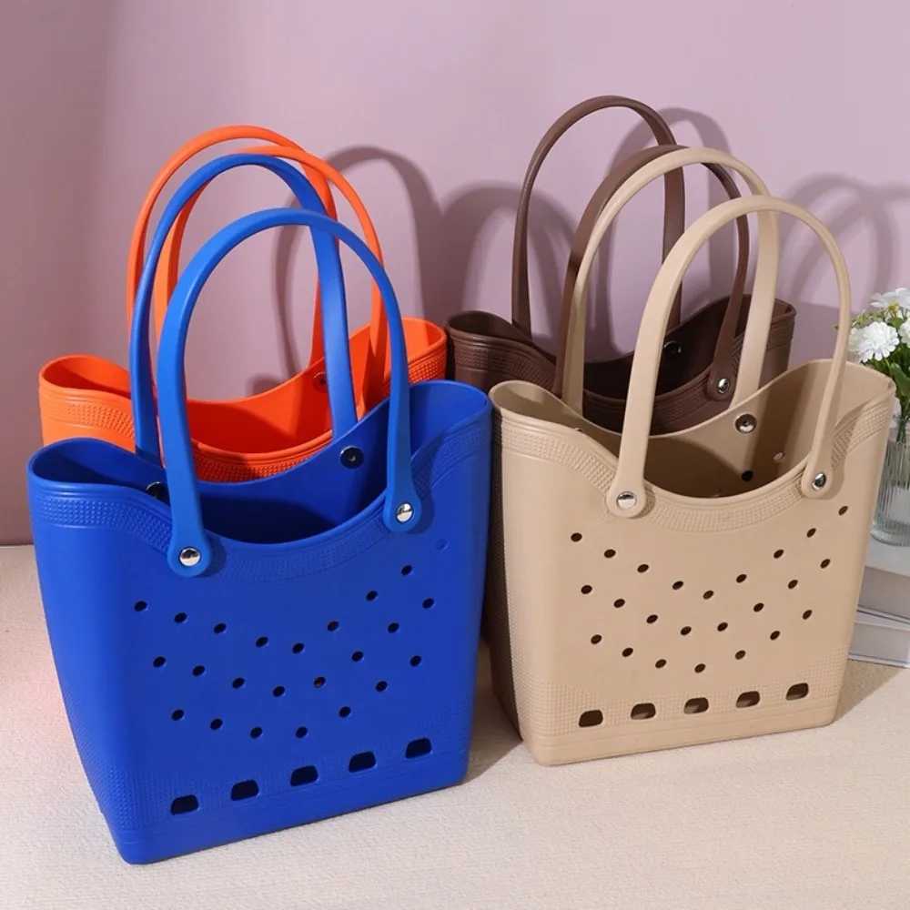 Hole Bag Large Capacity Womens Fashion Handbag Waterproof Pet Bag Beach Storage Bag EVA Outdoor Handbag Camping Bag W250415