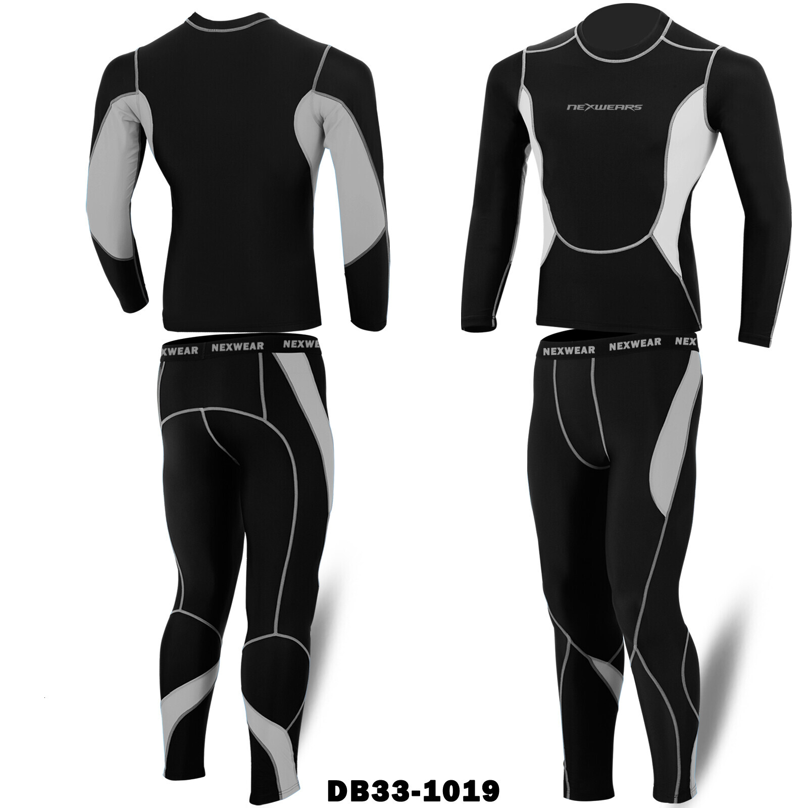 Compression Sports Mens Activewear Suit Cycg Base Layer Tops Under Tights
