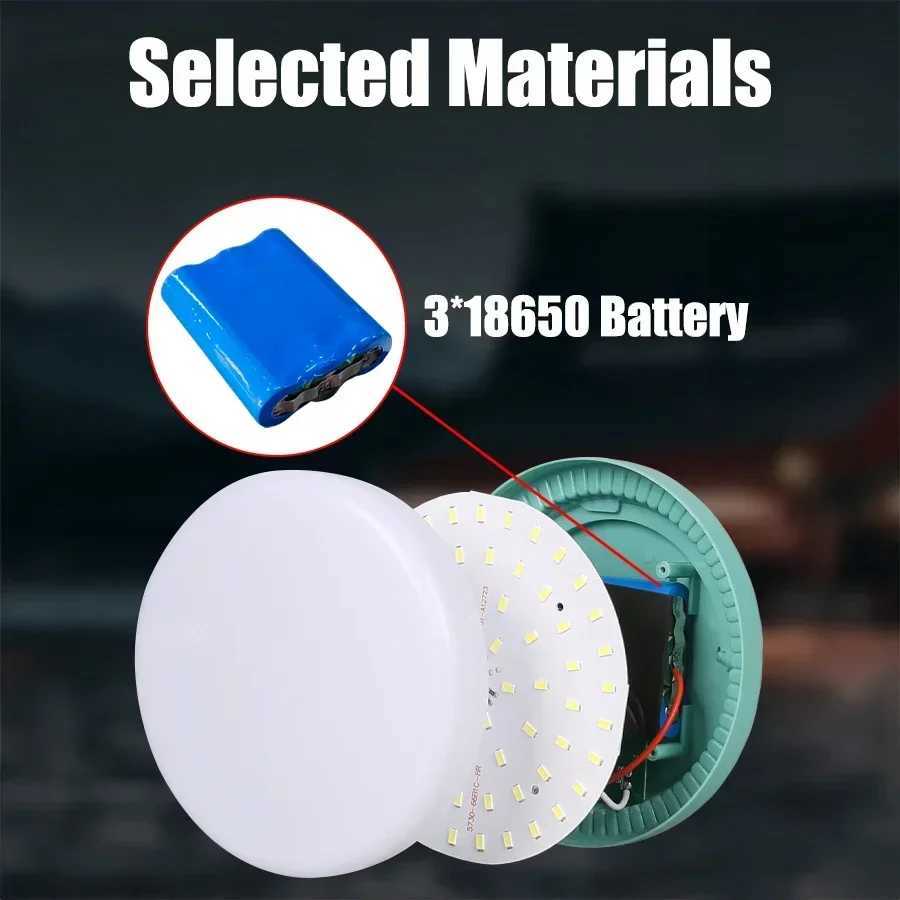 Super Bright LED Camping Light USB Rechargeable 7500mAh Emergency COB Floodlight Outdoor IP65 Waterproof Hanging Tent Light M251115