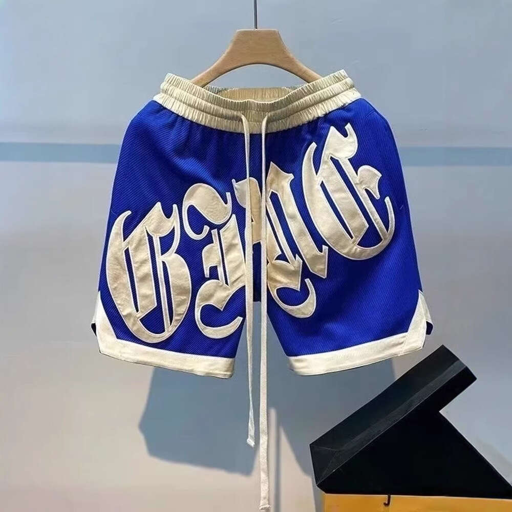 2025 Classic Ins Casual Rascal Handsome Letter Versatile Loose Trendy Men's Summer Hip Hop Sports Pentagram Pants