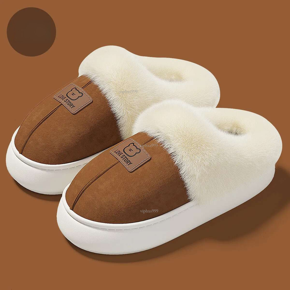 New Free Shipping Designer Shoes Waterproof Slippers Women Winter Thick Soled Outdoor Wear Indoor Home Use Warmth Couples Wrapped Cotton Shoes For Men
