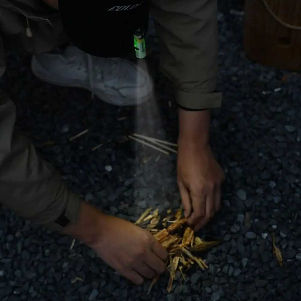 Go Peak Mini Pocket Flashlight Outdoor Key Clip Cap Ambient LED Long Endurance Disaster Relief Emergency Strong Camping Light M251201