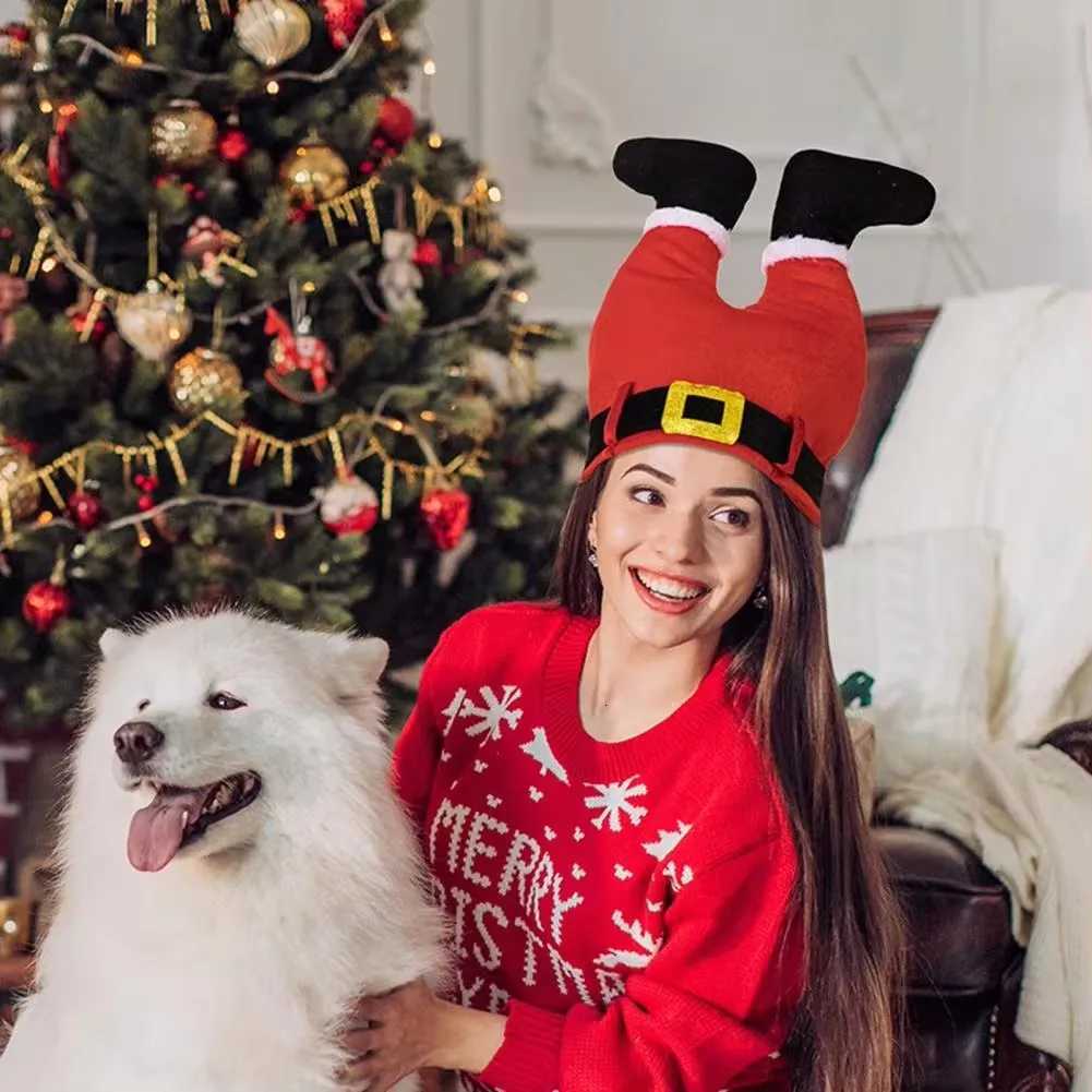 Festive Christmas HatElfClownand Pants Headwear for Party GiftsPerfect Christmas Decoration and Party Supplies Y251115