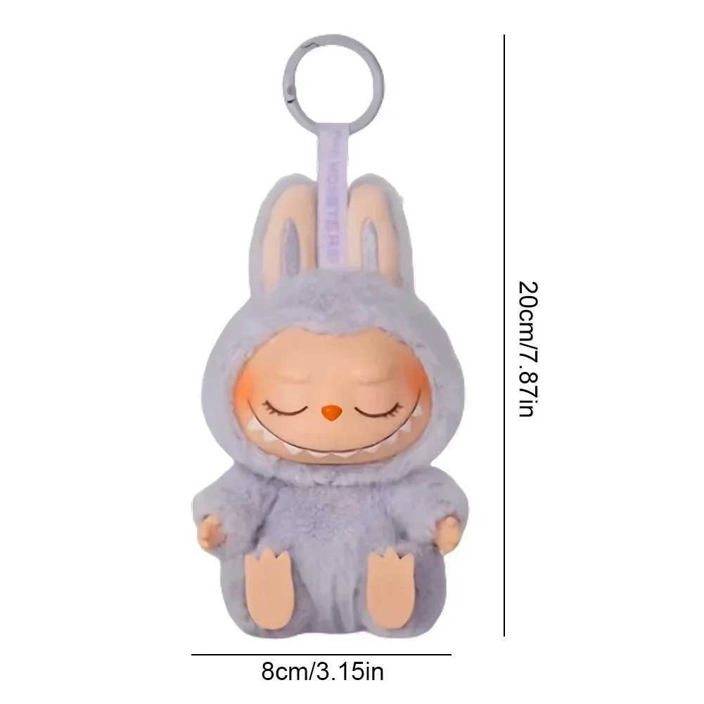 Monsters Labubu Sitting down Party Series Animated Characters 5.9-inch Vinyl Base Doll Character Model Bag Keychain Series Decoration T250415