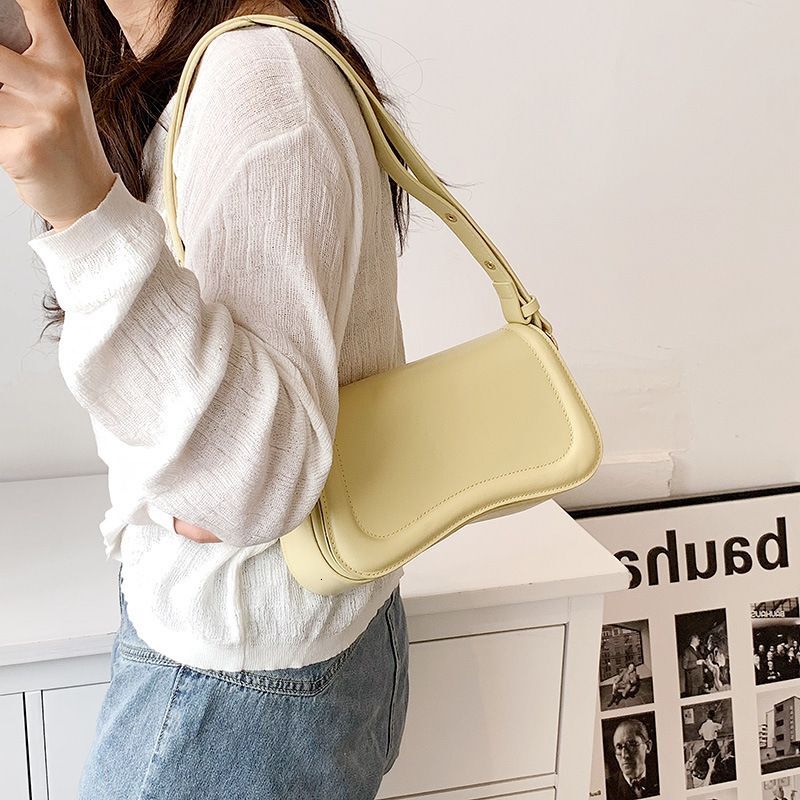 High-End Texture Niche Crossbody Female Fashion Single Shoulder Armpit Small Square Bag