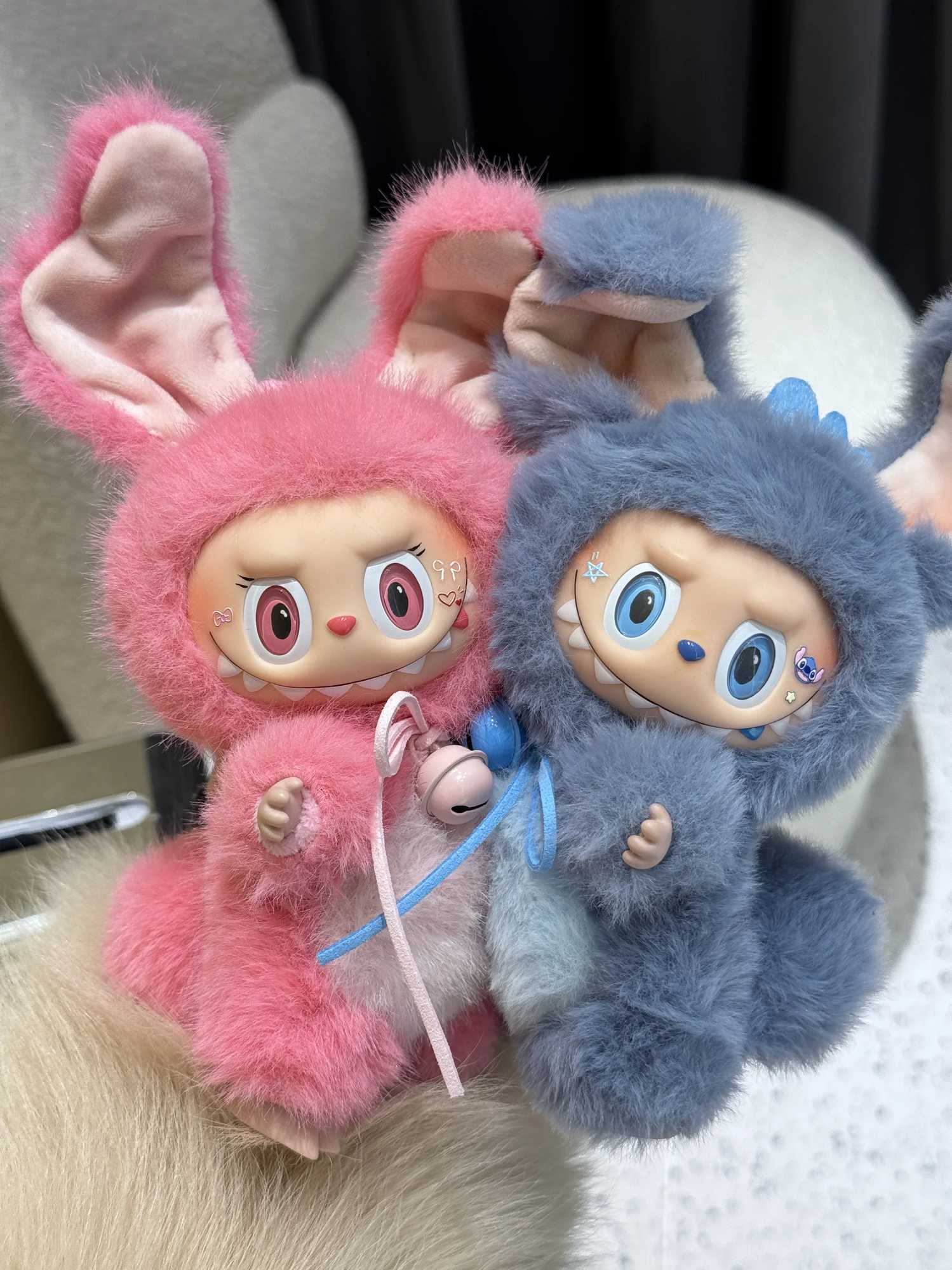 2025 New 38cm Zimomo Labubu Creative Change Doll Diy Digital Vinyl Doll Model Toy Copy Toy Birthday Gift Send to Friends X250415