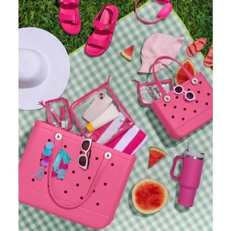 Beach bag waterproof travel handbag womens washable handbag sports beach market pool handbag W250415