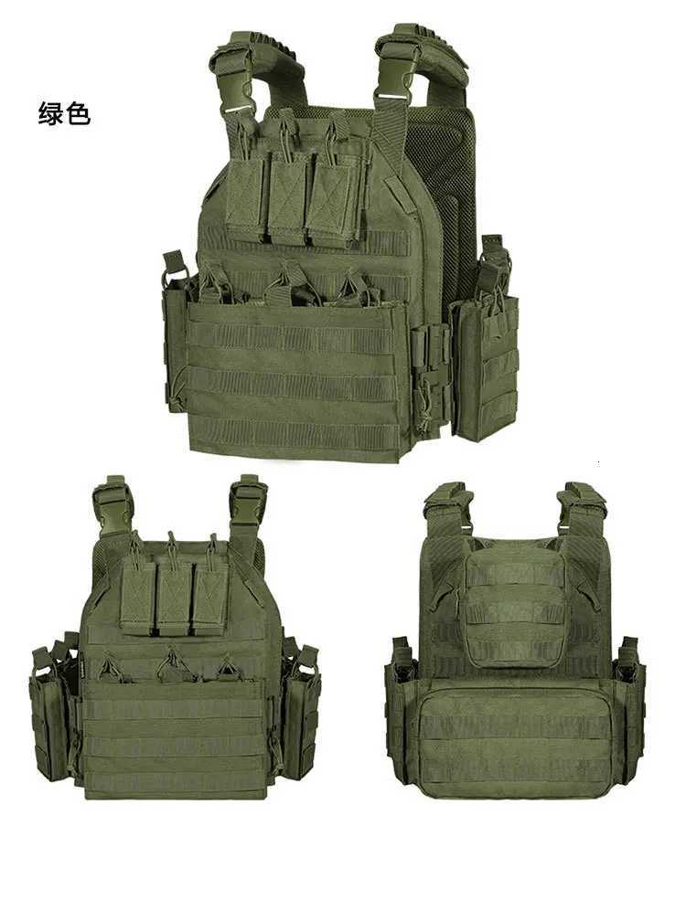 Yakeda Multifunctional Outdoor Tactical Vest CS Game Vest MOLLE Expansion Tactical Training Field Equipment Protection Plate XJ251114