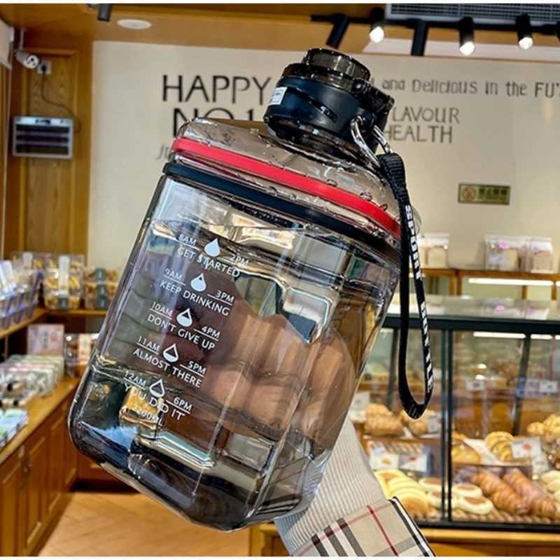2 Liter Water Bottle Large Capacity not contain BPA Fitness Sports Water Cup Ton Bucket Cup Portable Big Water BottleW251114