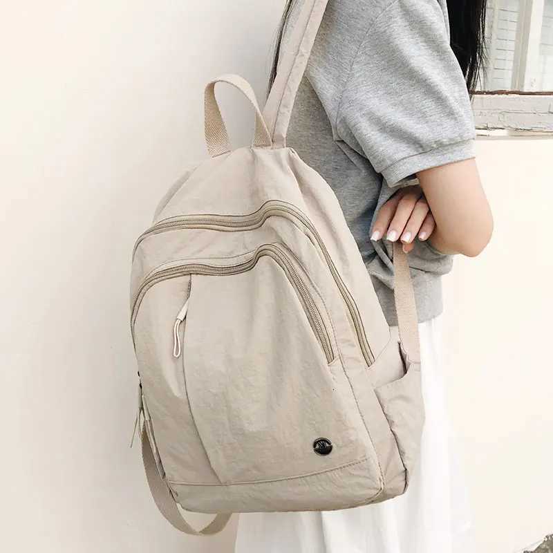Casual Backpack Women Lightweight Waterproof Travel Backpacks Large Capacity Womens Bag College Girls School BackpackW251114