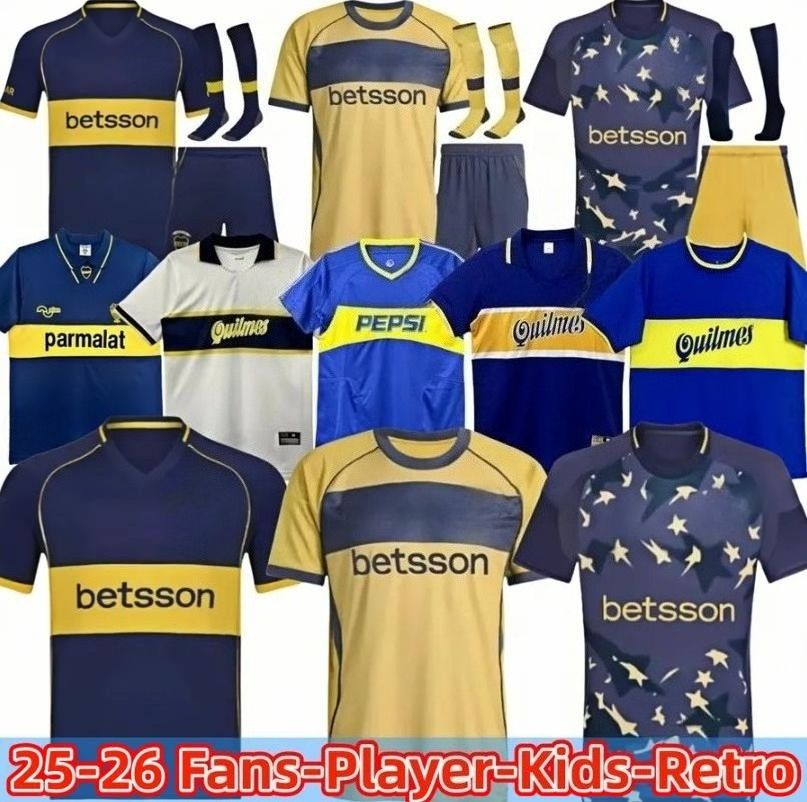 25 26 BoCa JuNiOrs Soccer Jerseys Player Version CAVANI GIMENEZ M.MERENTIEL ZENON AGUIRRE BLONDEL Goalkeeper Men Kids Kits 25 26 Football Shirts 3XL 4XL