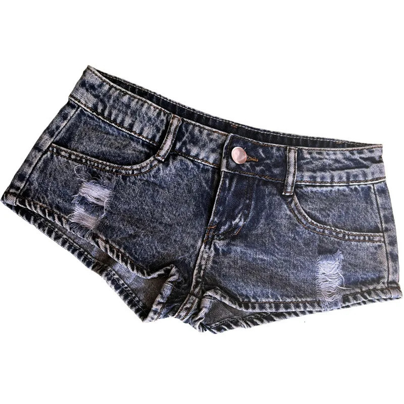 Womens Low Waist Sexy Denim Jeans Shorts Nightclubs Bars and Beach 250415