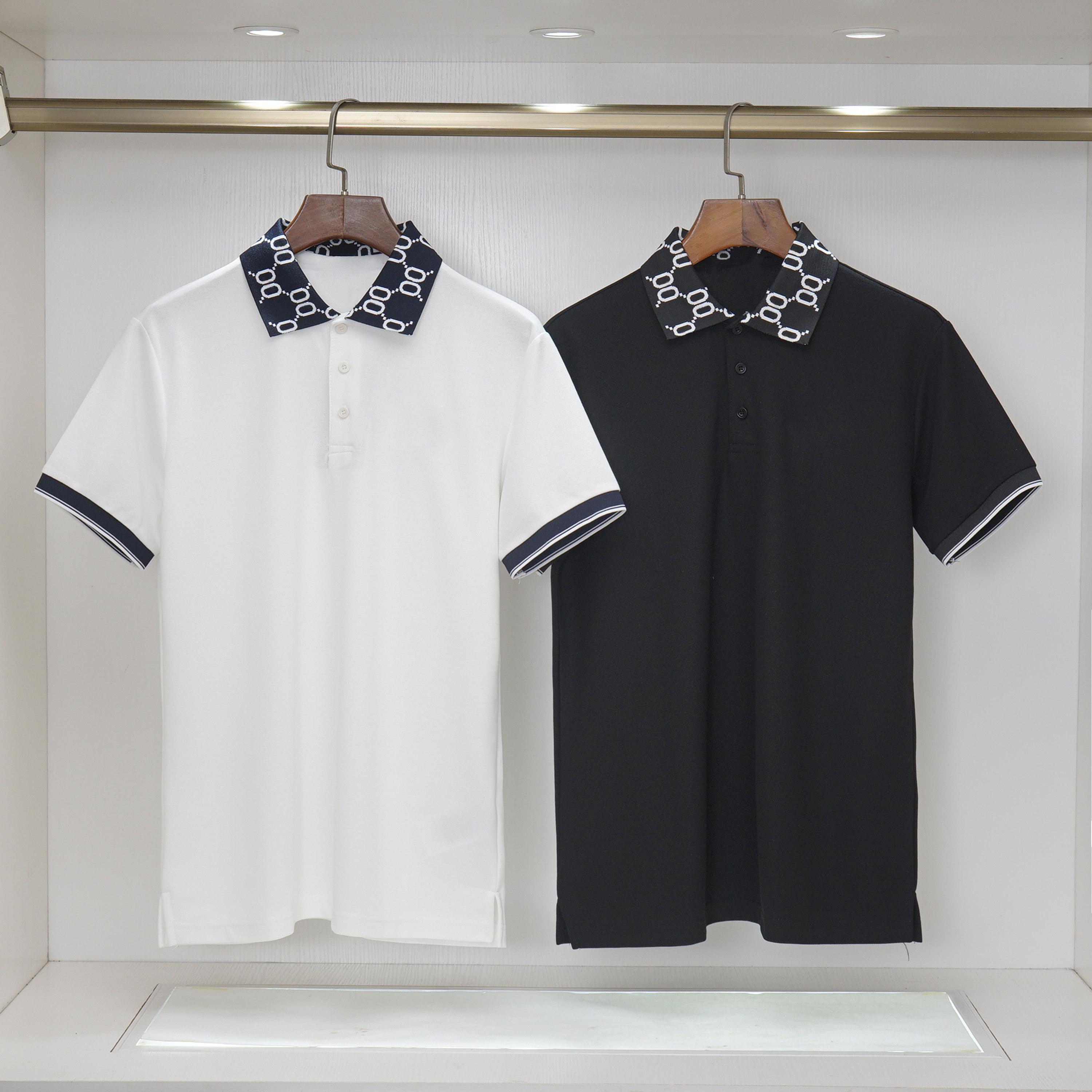 Mens Polo Shirts Fashion Mens T Shirt Luxury Polo Collar Breathable Trend Top Tee Summer Business Designer Shirts