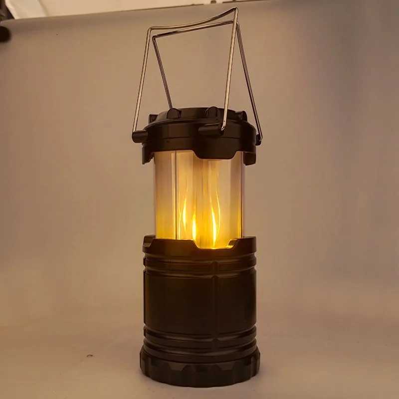 Mini Tent Lamp LED Portable Lantern Telescopic Torch Camping Lamp Waterproof Emergency Light Outdoor camping available M251115