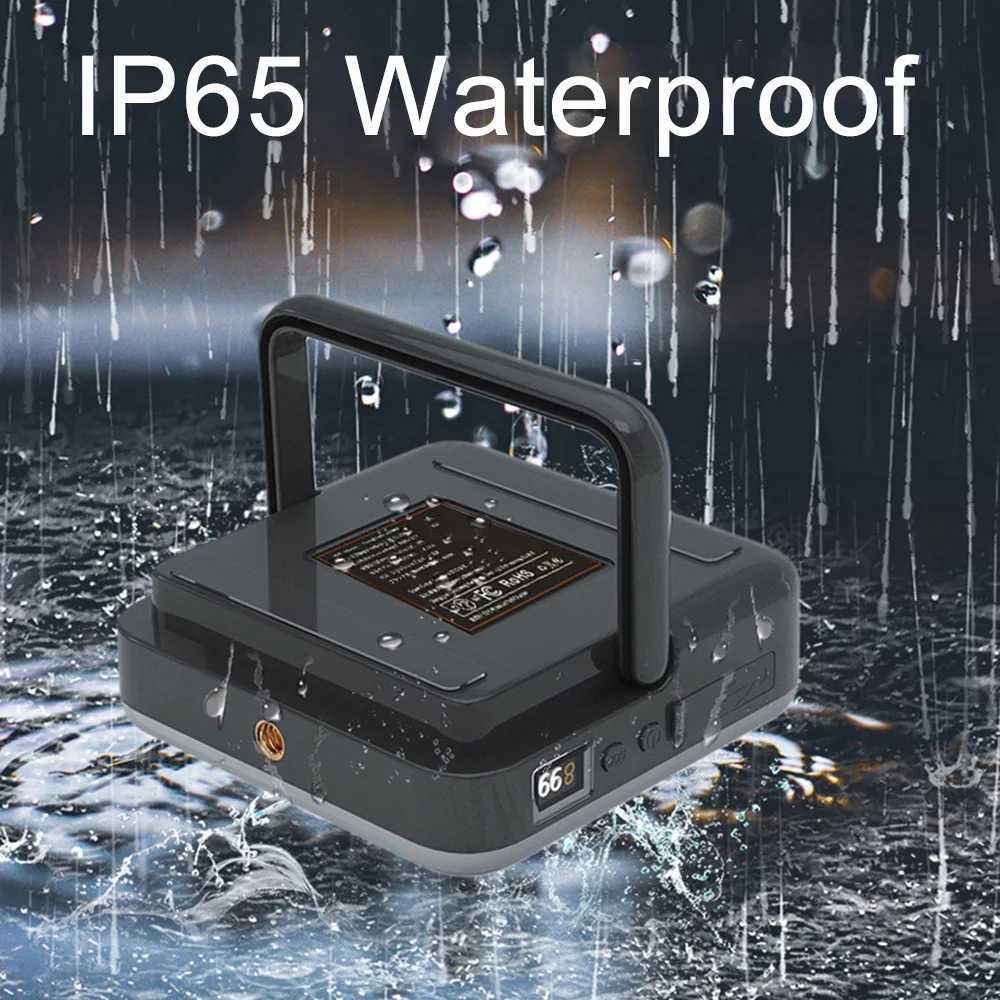 10000mAh Rechargeable Camping Lantern Portable Outdoor Camp Light Magnet Emergency Light Hanging Tent Bulb Powerful Work Lamp M251115