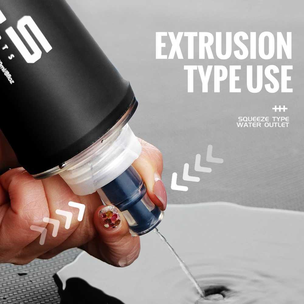 WRELS Portable TPU Soft Water Bottle BPA Free Folding Soft Flasks For Outdoor Sports Marathon Running Hydration Camping HikingW251114