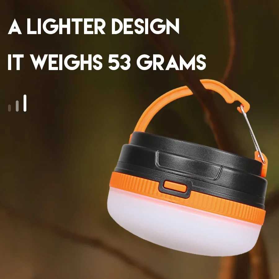 Portable LED Camping Light 3 Lighting Modes Use 3AAA Battery Camp Lamp For Outdoor Waterproof Camping Hiking Emergency Lantern M251115