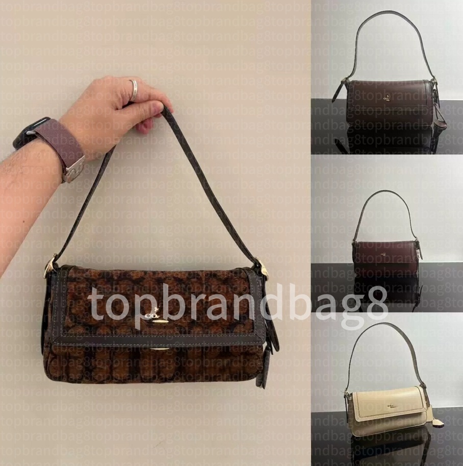 etta bag Single-shoulder bag designer bag luxury handbag suede printed underarm bag Simple versatile leather single-shoulder handbag etta designer bag