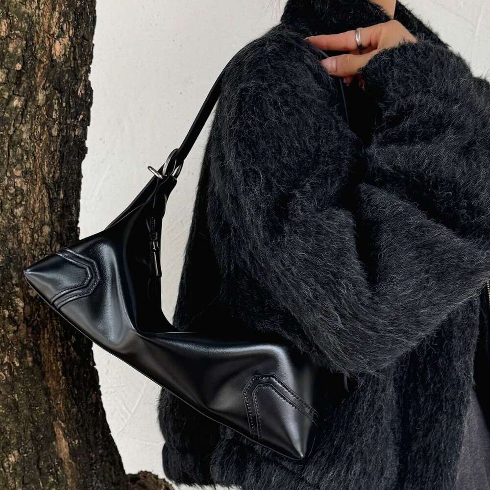 Mm Women's Bags Spring/Summer New Top Single Armrest Order Genuine Leather Cross Shoulder Female Niche Design High End Sensation Bag