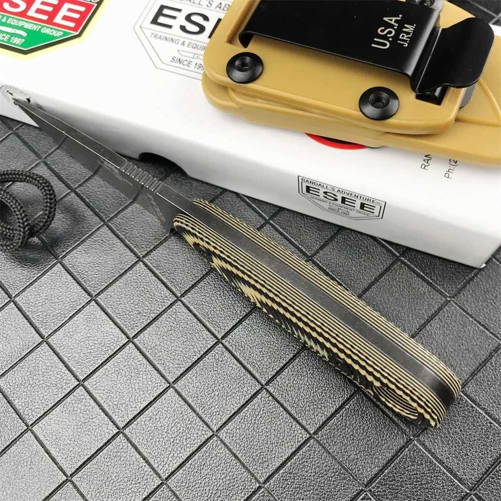 ESEE Izula Outdoor Multi purpose Fixed Blade Jungle Knife - D2 Steel Blade G10 Handheld Hunting Camping Survival ToolXJ250415