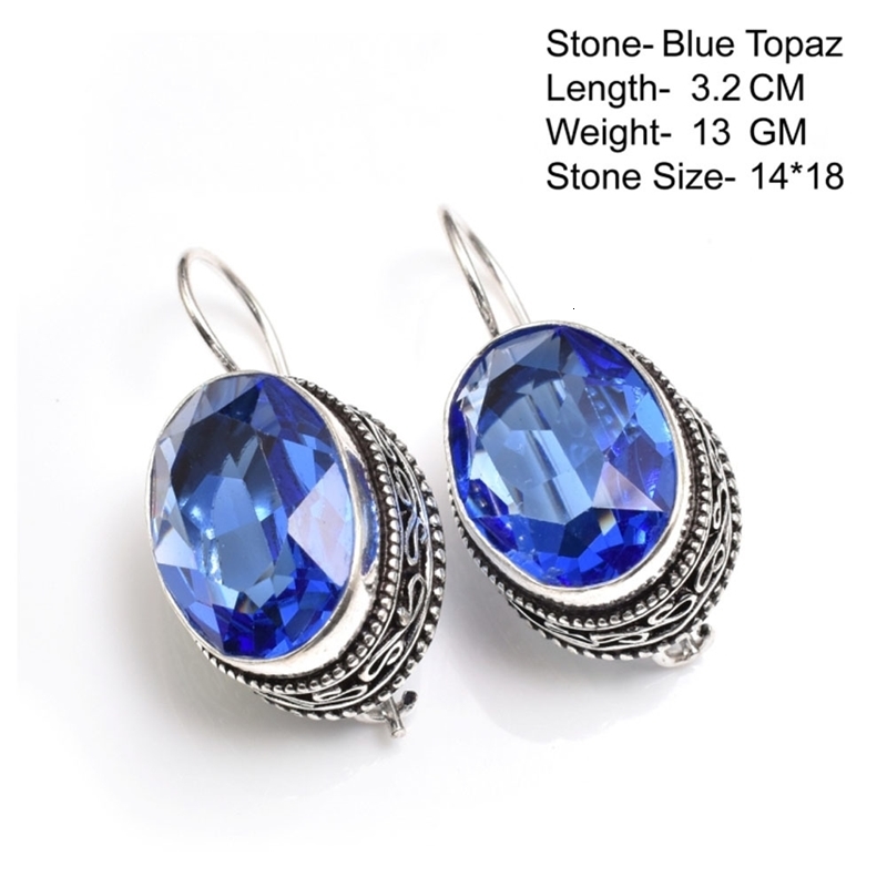 Antique earrings citric acid blue yellow jade violet coral 250326