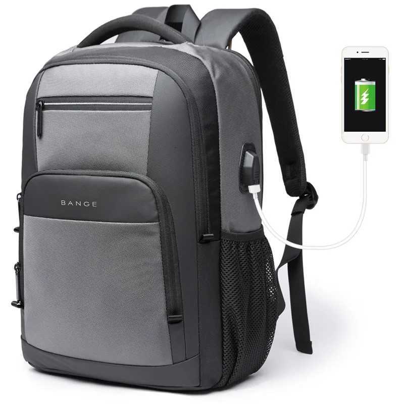 Bange Waterproof Man Backpack Resistant Business Backpack Men Travel Notebook Laptop Backpack Bags 156 inch Male Mochila TeenW251114