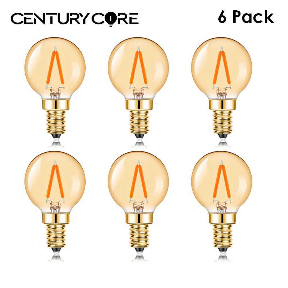 G40 Light bulb Led E14 Globe 110V 220V 1W Ampoules Vintage Pendant Chandelier Warm White Filament Lamp Decoration For Bedroom C251115