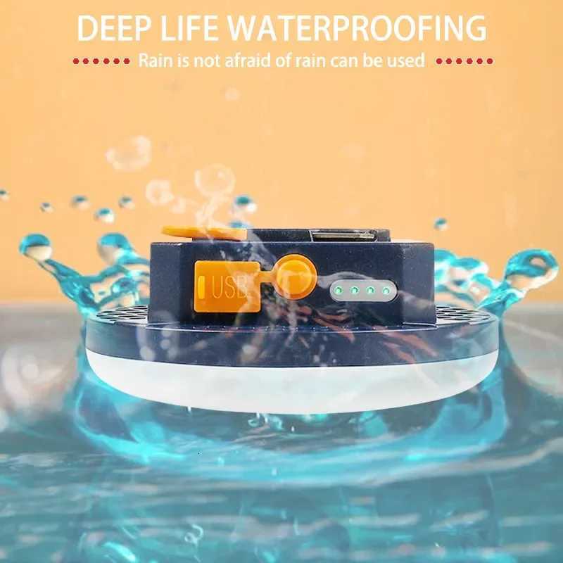 10000mAH LED Tent light Rechargeable LED Camping Strong Light with Magnet Zoom Portable Torch Tent Light Outdoor Camp Flashlight M251115