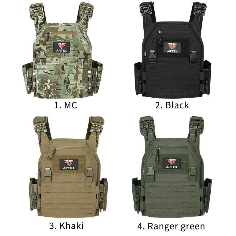 Artex Light Weight Quick Release Combat Plate Carrier 1000D Nylon Molle Tactical Vest XJ251114