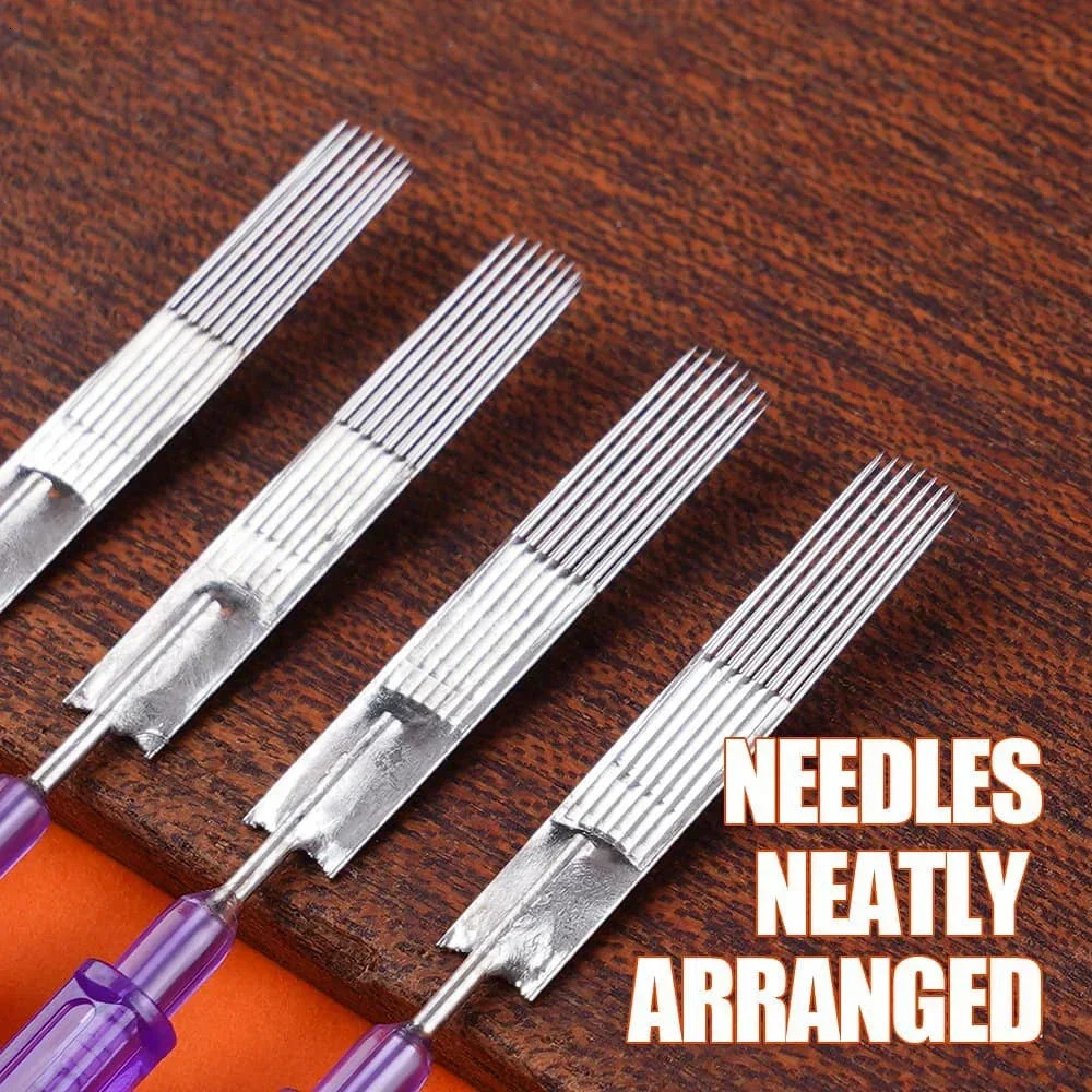 20 pcs Sterilized Dragonhawk Pro Cartridge Needles Round Magnum RM Permanent Makeup Needles Tattoo Cartridge Needles Accessories 250409