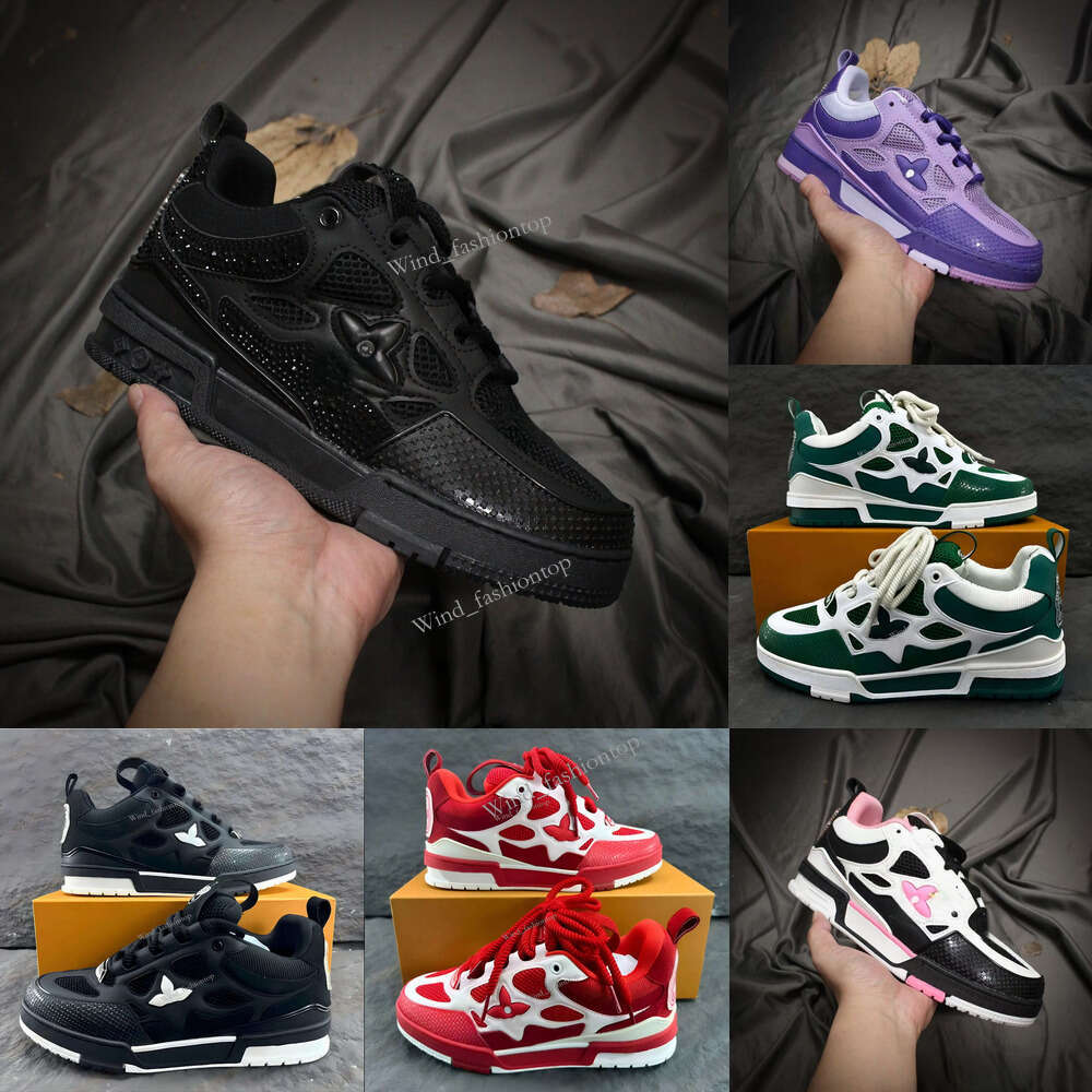 skate Designer sneakers mens womans trainers sneaker casual runner shoe leather skates tennis classics fashion outdoor shoes AAA top