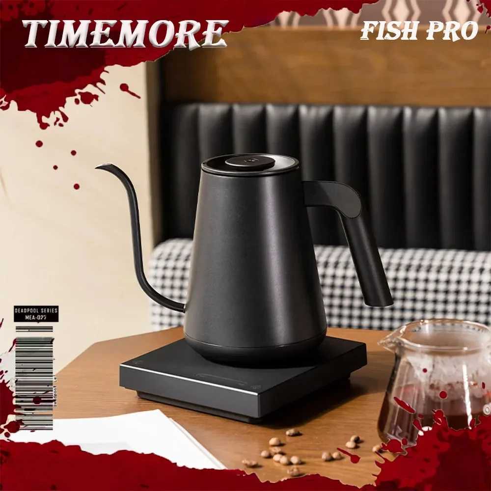 TIMEMORE Fish SMART PRO X Temperature-Controlled Coffee Pot Stainless Steel 900ml Electric Coffee Competition Customized Kettle Y251114