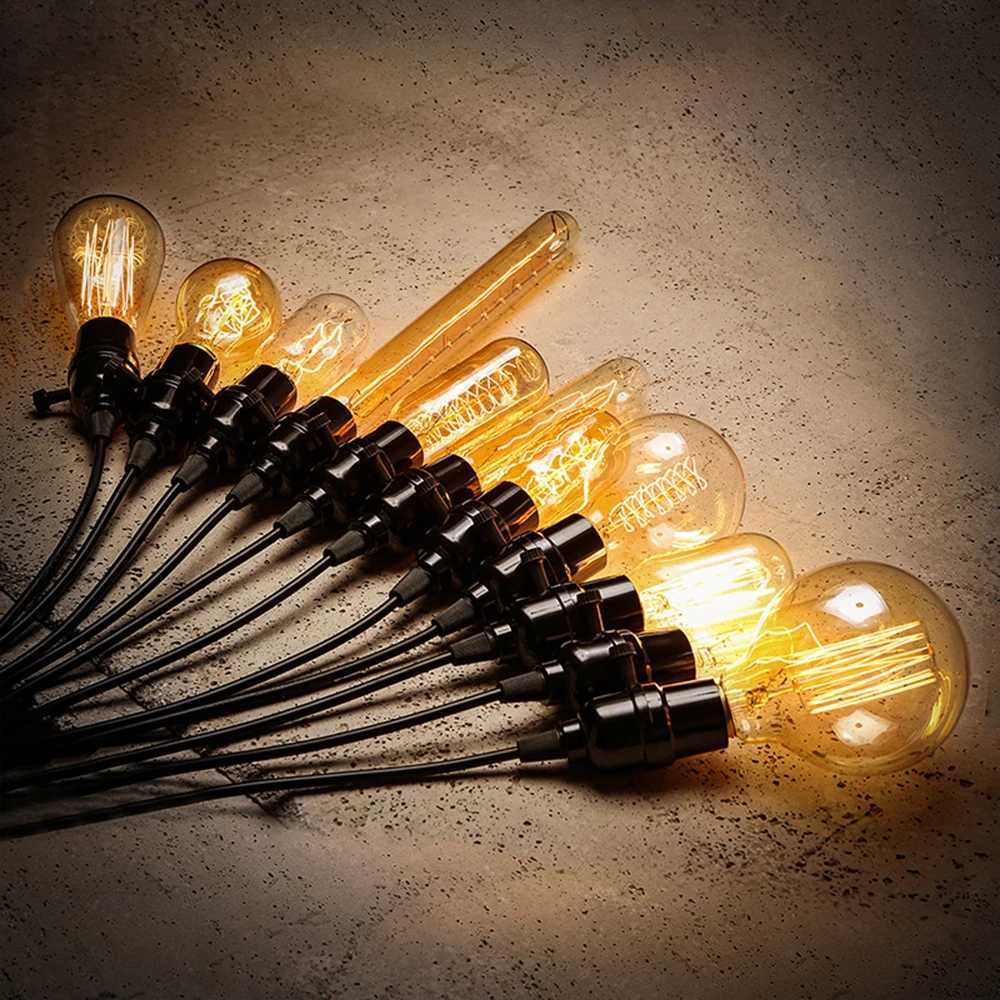 Edison Retro Lamp Incandescent Edison light Bulb E27 220V/110V 40W Room Decoration Edison Lamps Bulbs Ampoule Filament Christmas C251115