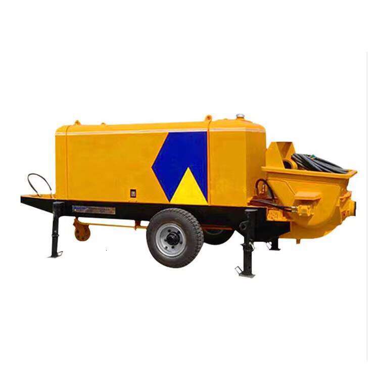 Construction Trailer Pump Concrete Portable Concrete Mixer diesel Concrete Pumps for Sale