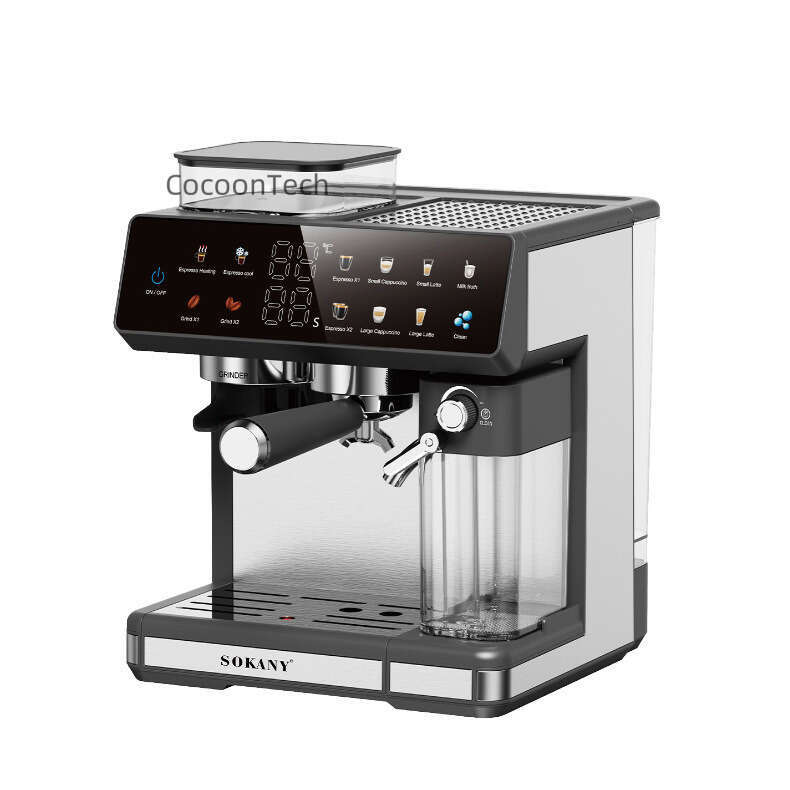 European standard hine, fully automatic steam high-pressure Italian coffee with grinding, brewing, and espresso hine
