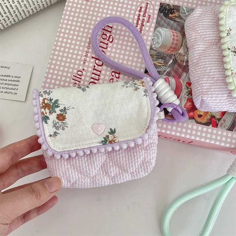 Floral Cotton Womens Small Storage Bag Used for Camera Portable Travel Womens Makeup Bag Lightweight Simple Bag WalletXJ250415