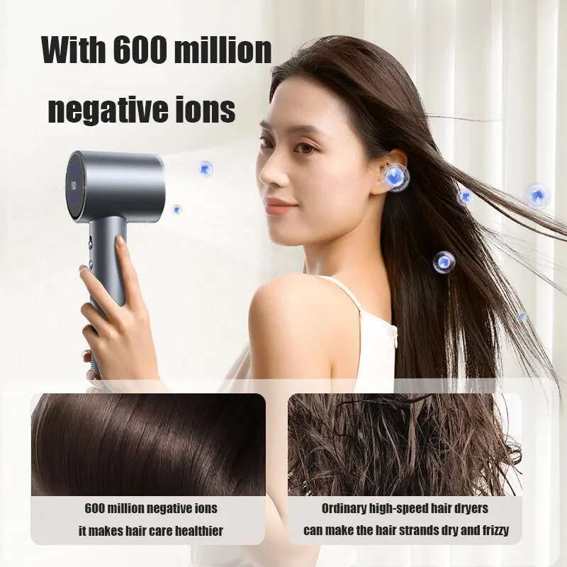 Professional High Speed 11000rpm Set with LED Disply Egative Ion Hair Care Quick Dry Blow Dryer