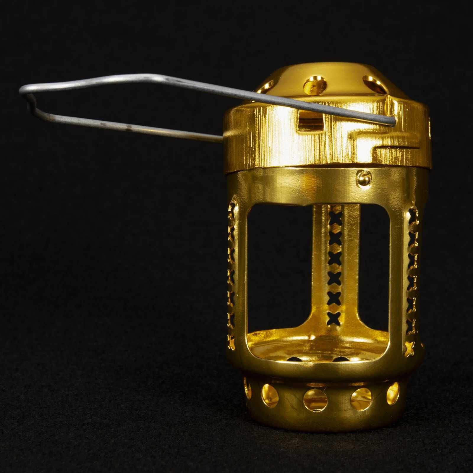 Candle Lantern Mini Bright Aluminium Alloy Brass Night Fishing Hanging Candle Lamp Outdoor Camping Angling Candle Lamp M251115