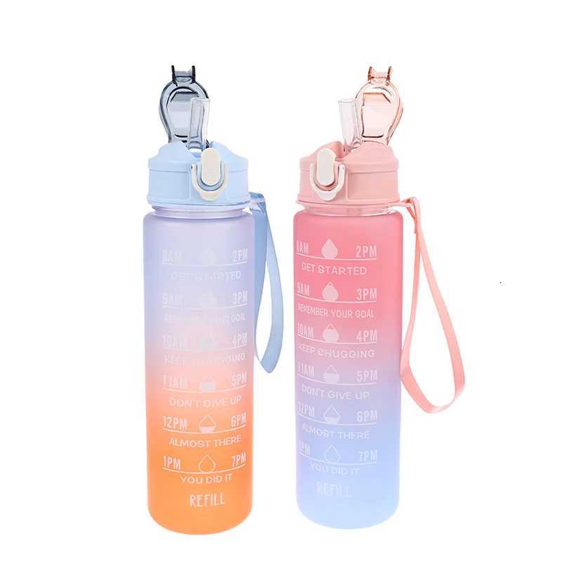 900ML Sport Water Bottle Leakproof Bottles Drinking Outdoor Travel Portable Water Bottle Gym Fitness JugsW251114