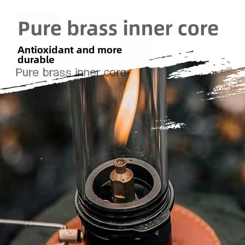 MOUNTAINHIKER Dreamlike Candlelight Lamp Tent Lighting Equipment Camping Lamp Windproof Gas Candle Lamp Outdoor Camping Lights M251115