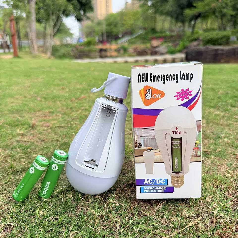 15W/30W LED Emergency Bulb E27 AC85-265V Charging Chip Emergency Power Outage Camping Outdoor Home Backup Light Portable Bulb C251115