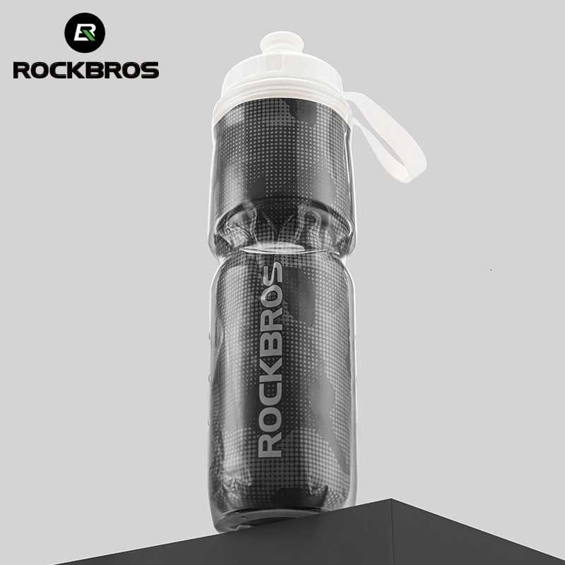 ROCKBROS Cycling Insulated Water Bottle 750ml PP5 Material Outdoor Sports Fitness Running Riding Camping Hiking Portable KettleW251114