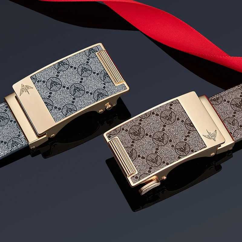 fashion belt Mens automatic buckle fashion personalized casual pants belt simple business belt