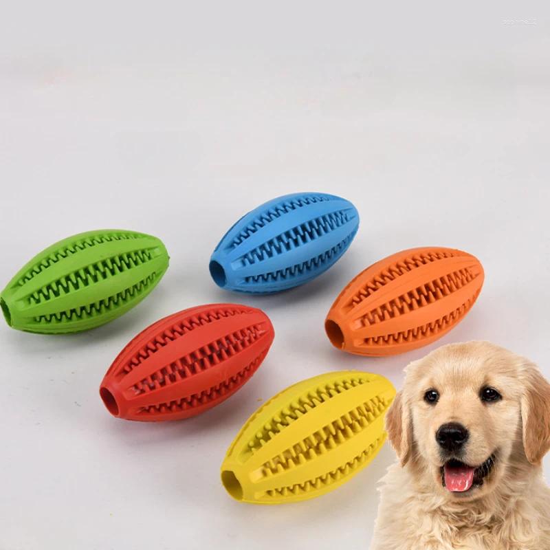 Dog Chew Toys 9cm Pet Dog Toy Interactive Rubber Balls For Small Large Dogs Puppy Cat Chewing Toys Tooth Cleaning Indestructible Ball