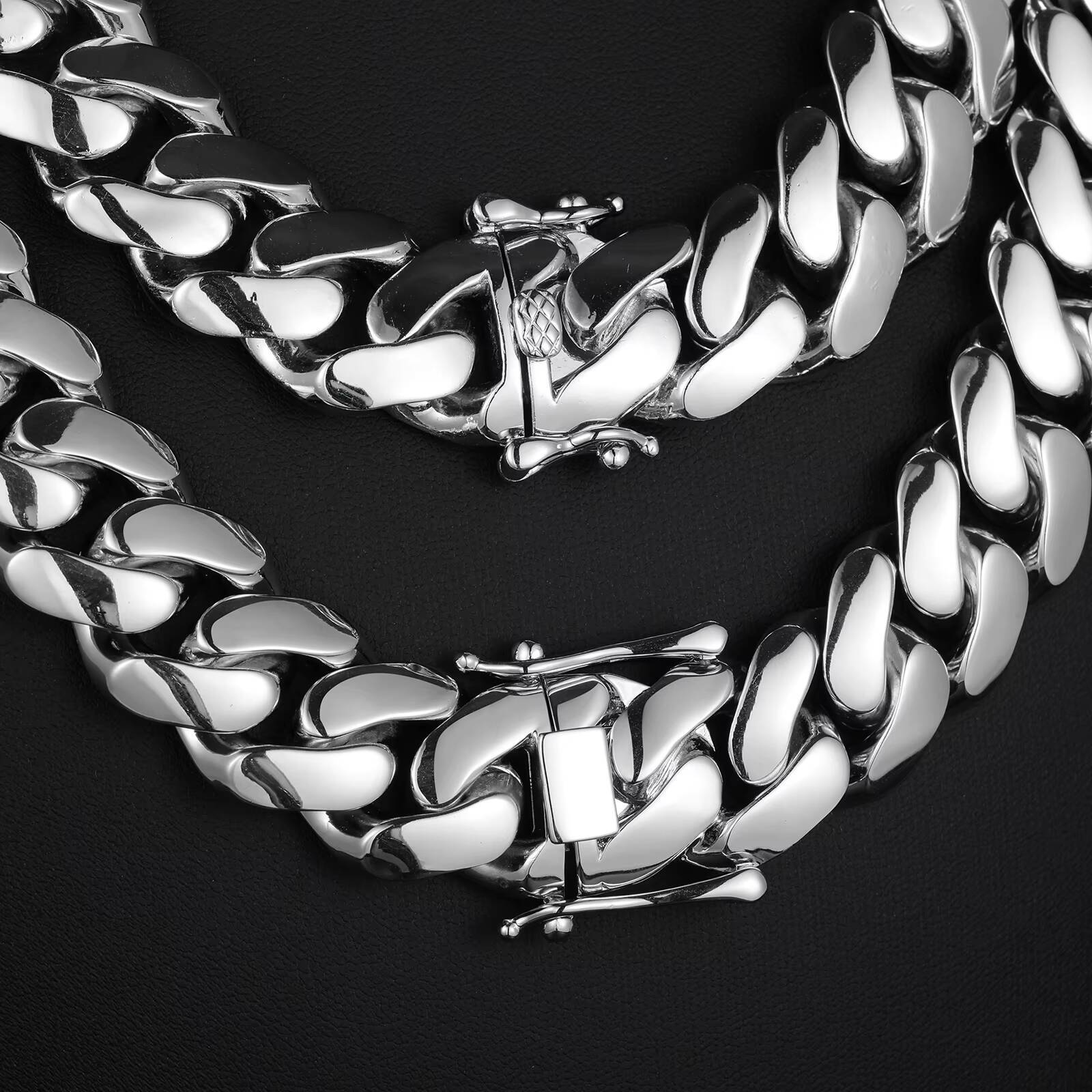 High Quality 10mm-22mm 925 Sterling Silver VVS Moissanite Diamond Miami Hip Hop Jewelry Choker Necklace for Men